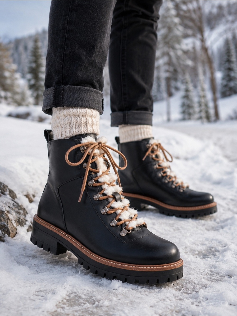 NWT Women's Leighton Boots - A New
Day‎ Black